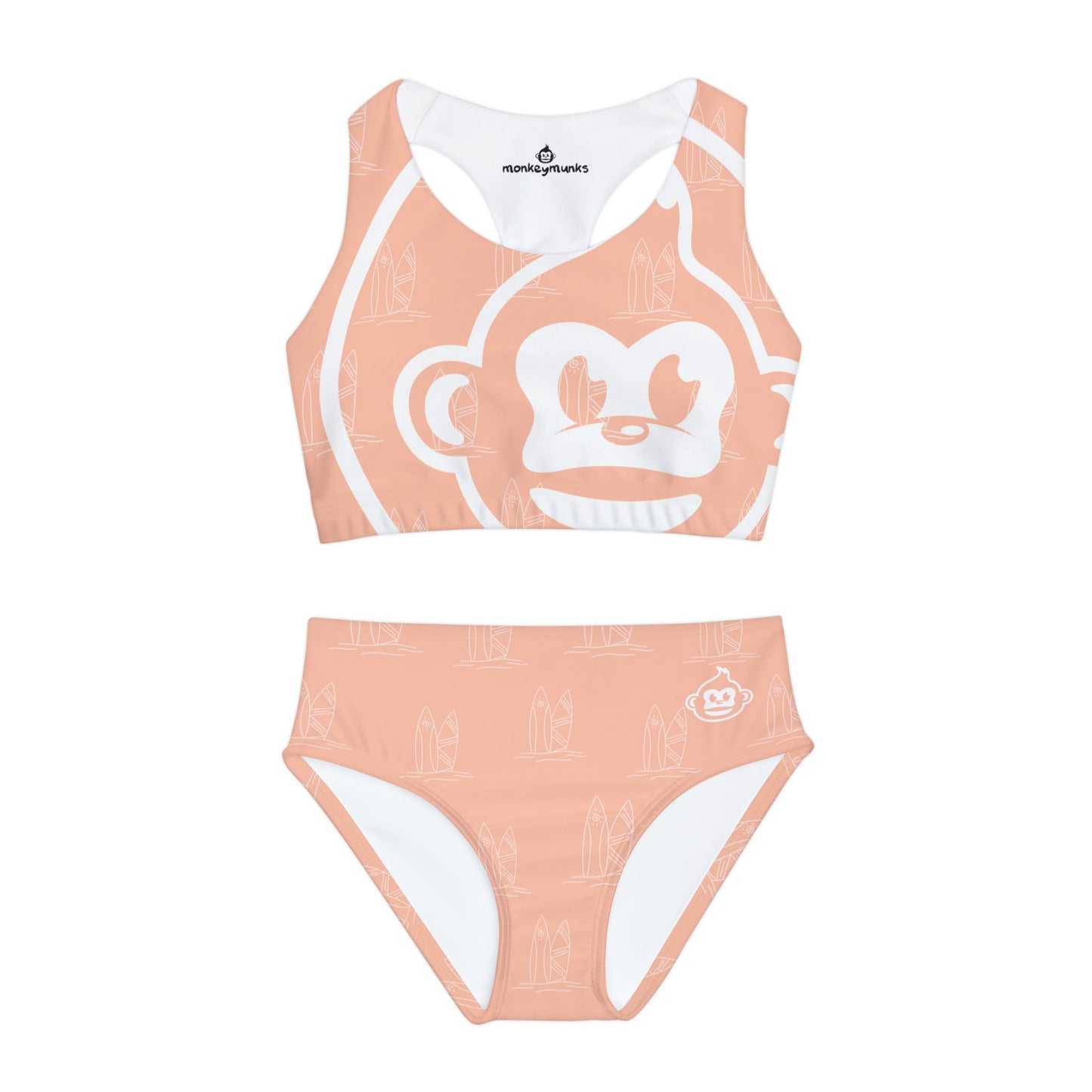 Girls Bubblegum Surf Two Piece Swimsuit