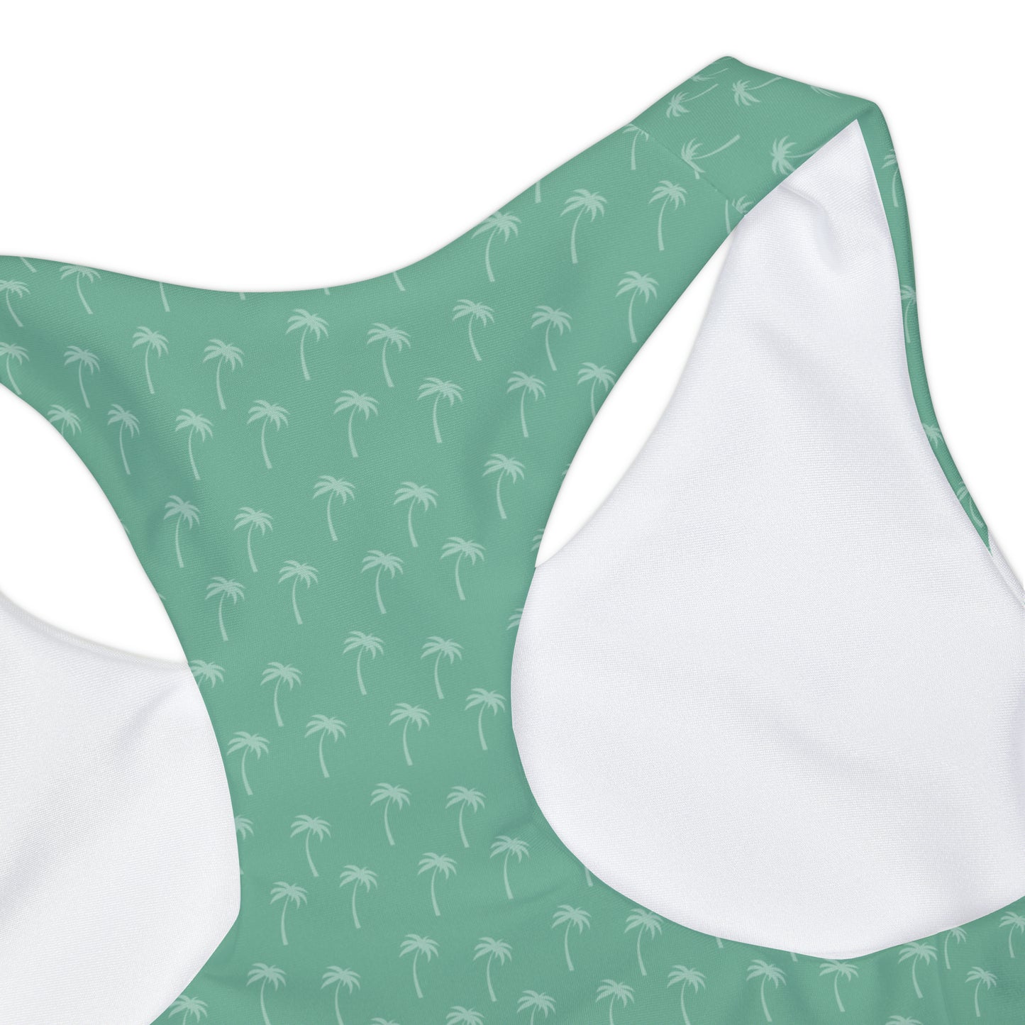 Girls Cucumber Seaside Palm Two Piece Swimsuit