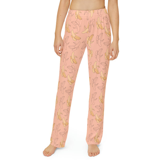 Girls Bubblegum Banana PJ Pants Jammies (Sizes XS - L)