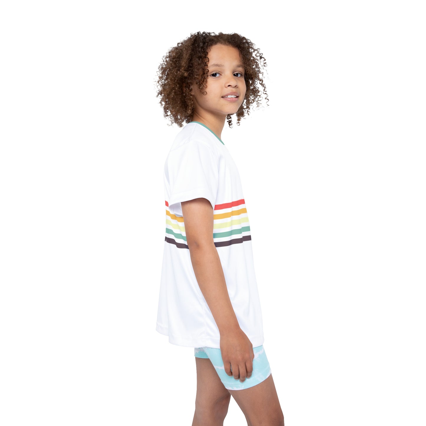 Kids Soccer Stripes Tee (Sizes XS - L)