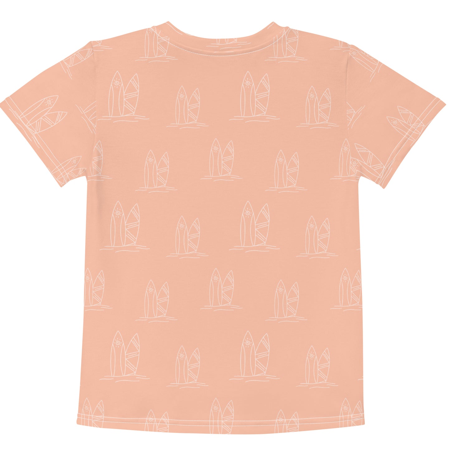 Kids Bubblegum Surf Crew Neck Tee T-Shirt (Sizes 2T-7)