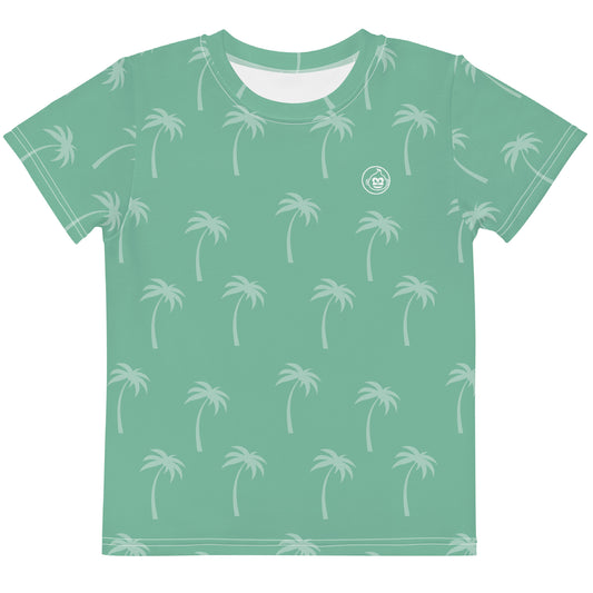 Kids Cucumber Palm Crew Neck Tee T-Shirt (Sizes 2T-7)